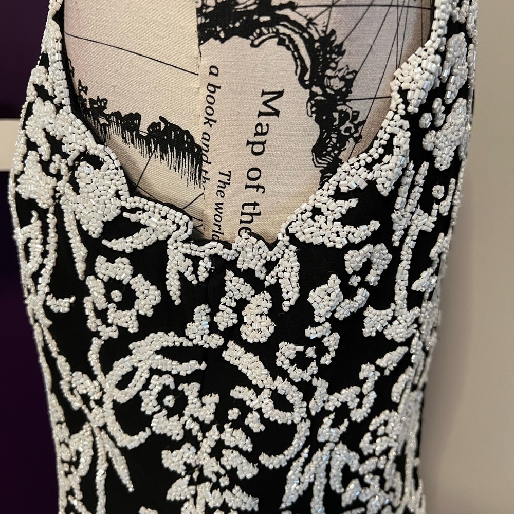 JKARA Sleeveless Gown with Beaded Top - Picture 7 of 13